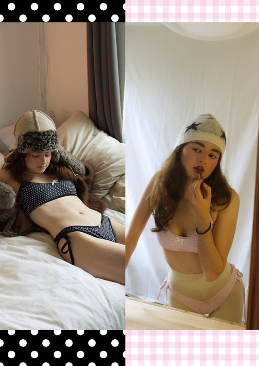 Bikinitrend 2026: Polka dots & Ruitjes Patronen